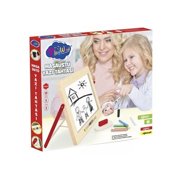PlayWood Ahşap Masa Üstü Yazı Tahtası 385 - 1