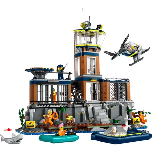 LEGO City 60419 Polis Hapishane Adası (980 Parça) - 3