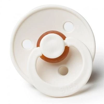 Bibs Colour Kauçuk Emzik 0-6 Ay Ivory - 3