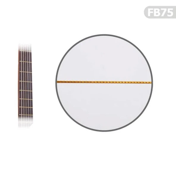 Gitar Perdesi Prinç 1 Adet 0,75 mm FB75 ürün görseli