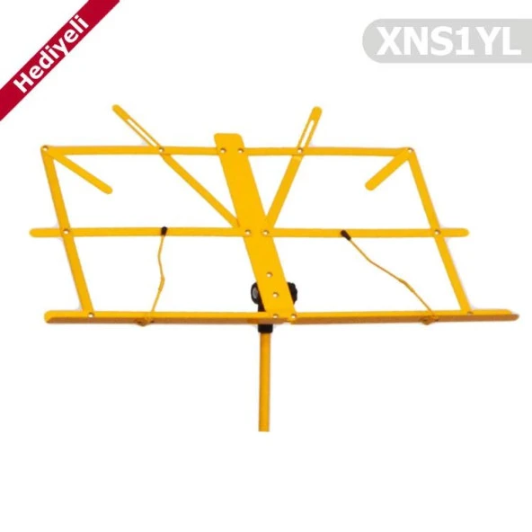 Nota Sehpası Portatif XNS1YL Sarı ( Taşıma Kılıfı Hediyeli )