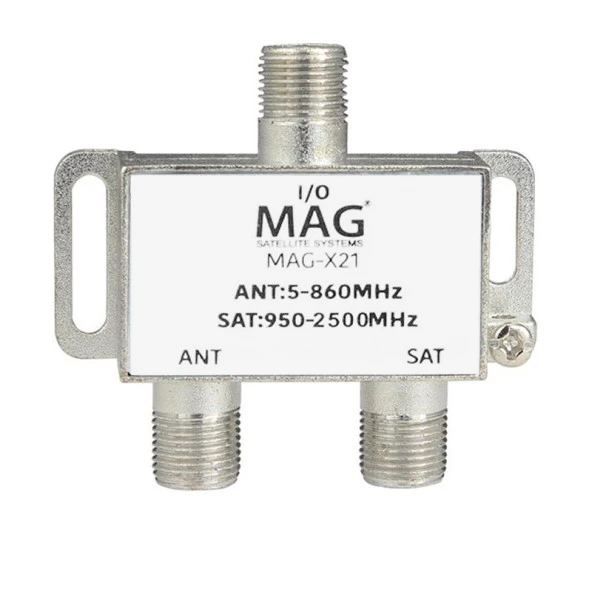 MAG MAG-X21 TV/SAT 5-2500MHZ COMBINER 950-2500MHZ (K0)