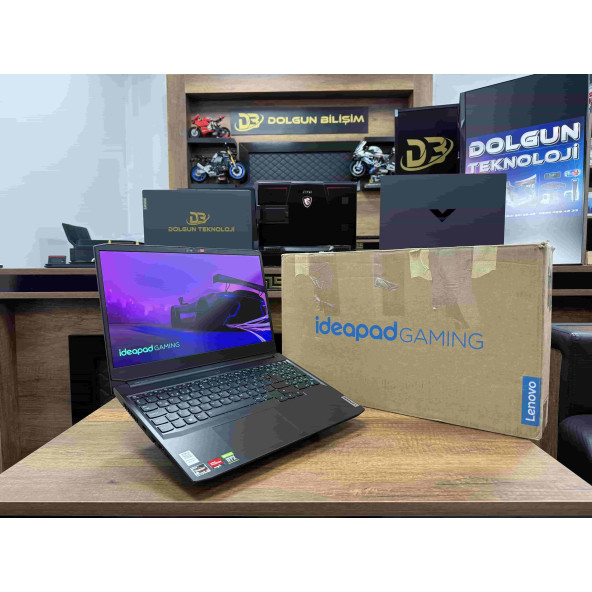 Lenovo Ideapad Gaming 3 15ACH6 AMD Ryzen 5 5600H 16GB 512GB SSD RTX3050Ti 15.6" FHD 165Hz 82K200K2TX (İKİNCİ EL)