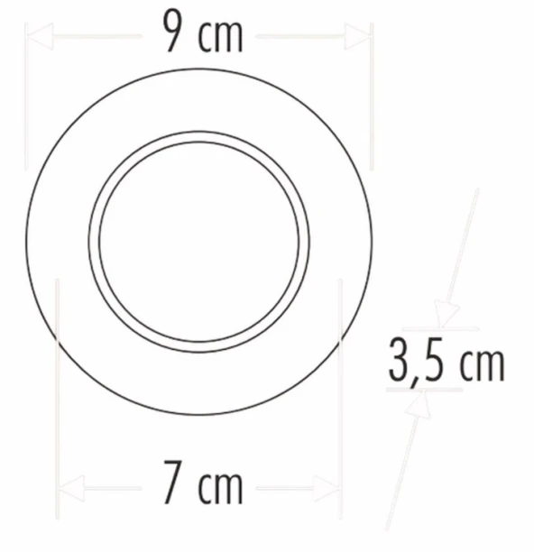 CATA CT 5261 8W Başak Led Spot 3 Renkli - 2