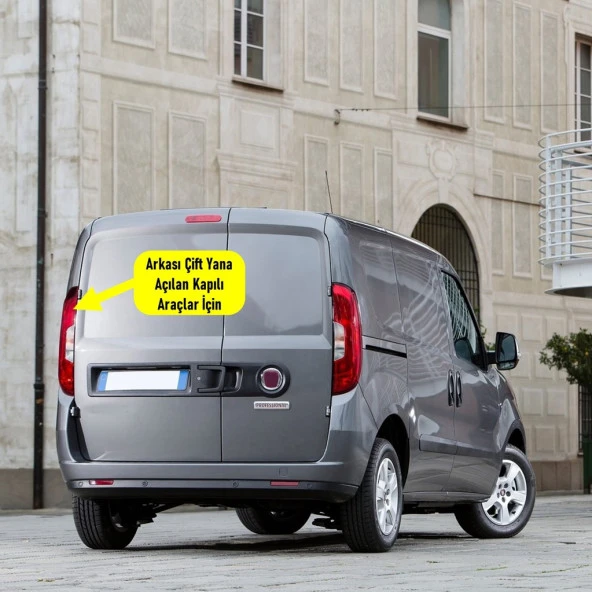 Fiat Doblo 2015-2023 Sol Stop Fren Lambası Çift Kapılı Tip 51974248
