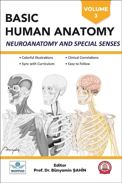 Basic Human Anatomy Neuroanatomy and Special Senses Volume-3 ürün görseli 1