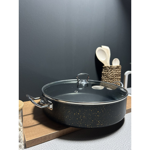 BENA LİFE 30 CM GRANİT BASIK TENCERE - 2