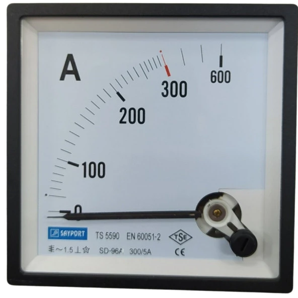 Sayport Analog Göstergeli Ampermetre SD-96A AC 300/5A