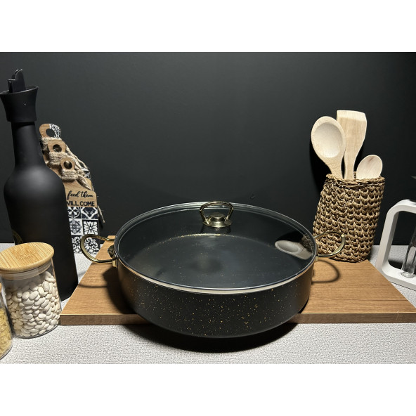 BENA LİFE 30 CM GRANİT BASIK TENCERE - 2