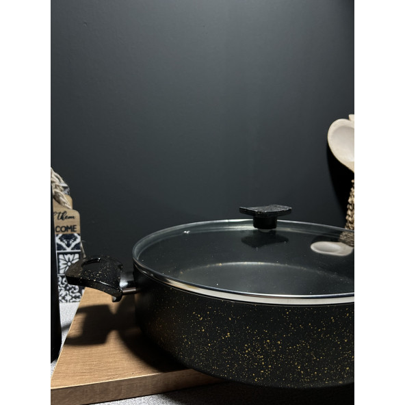 BENA LİFE 30 CM GRANİT BASIK TENCERE - 3