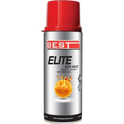 BEST ELİTE 600cc YÜKSEK ISI BOYASI 400ml. KIRMIZI ürün görseli 1