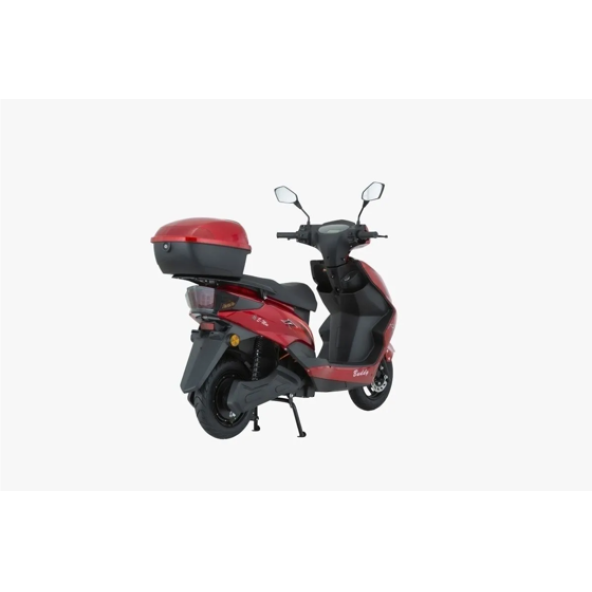 Mondial E-Mon Buddy Elektrikli Kırmızı Motosiklet - 4