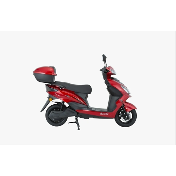 Mondial E-Mon Buddy Elektrikli Kırmızı Motosiklet - 5