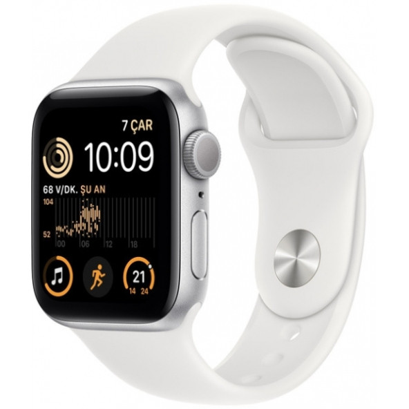 Apple Watch Se Gps 40MM Silver Aluminium Case With White Sport Band - Regular MNJV3TU/A