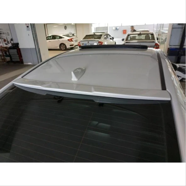 Honda Civic Uyumlu Fc5 2016-2020 Cam Üstü Yay Spoiler (Boyasız) - 4