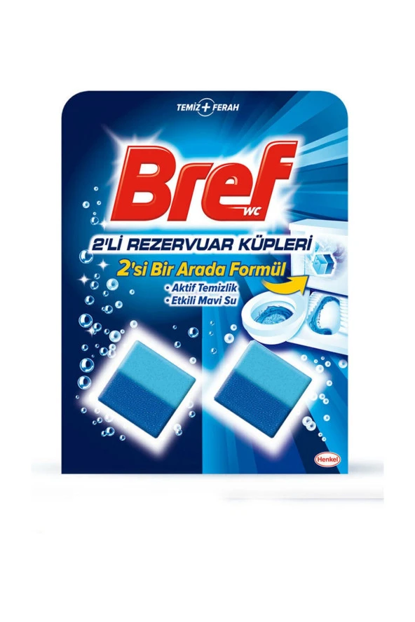 Bref Wc Aktif Temizleme Küpleri 2X50 Gr