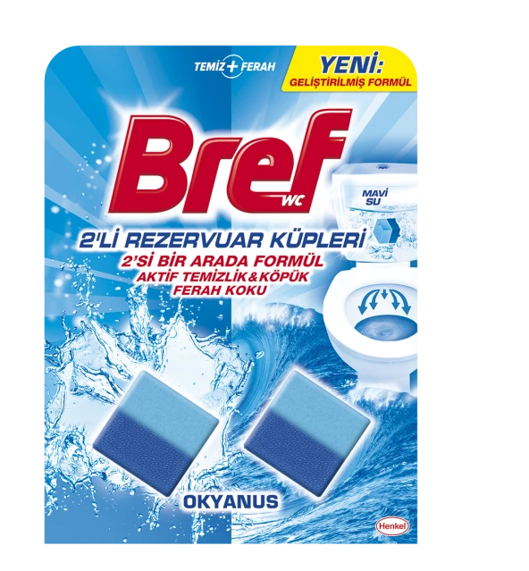 Bref Wc Aktif Temizleme Küpleri 2X50 Gr - 3