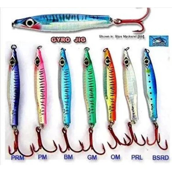 Williamson GYROO 65 gr Hard Jig Yemleri
