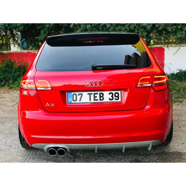 AUDİ A3 HB DİFÜZÖR (2009-2012) BOYASIZ - FİBER