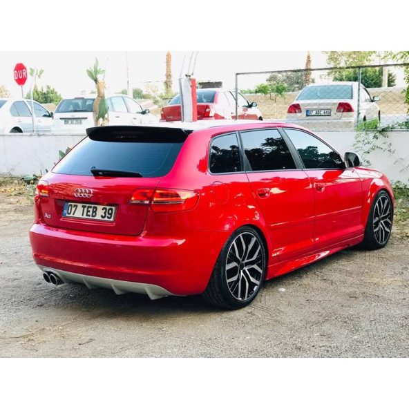 AUDİ A3 HB DİFÜZÖR (2009-2012) BOYASIZ - FİBER - 2