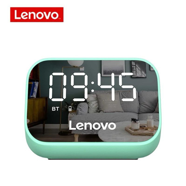 Lenovo TS13 Alarmlı Bluetooth Hoparlör Yeşil