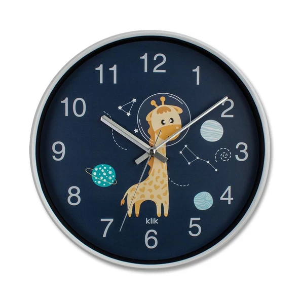 SLİM ZÜRAFA ÇOCUK DUVAR SAATİ