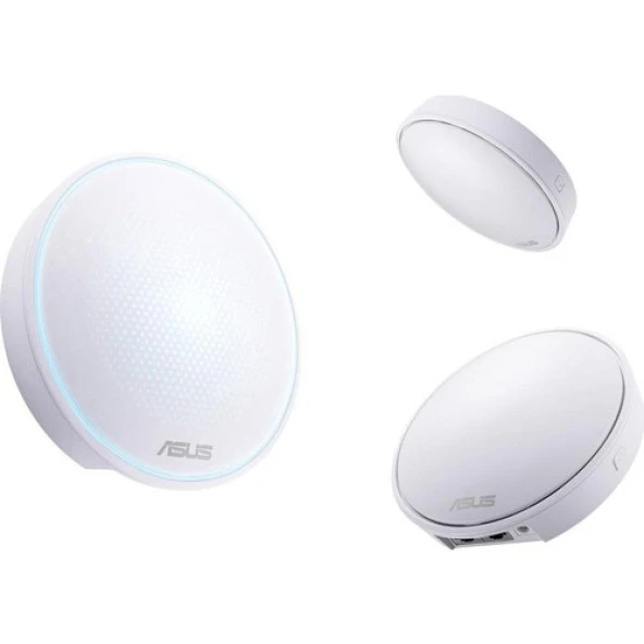 ASUS Lyra Mini-AC1300 (3-PK) TriBand-Ai Mesh-AiProtection-Alexa Desteği-Mesh Sistemi(Üçlü Paket)