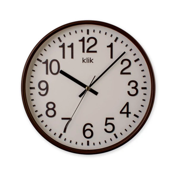 VENÜS KAHVERENGİ DUVAR SAATİ