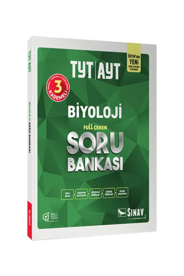 Sınav Yayınları TYT-AYT Biyoloji Full Çeken Soru Bankası