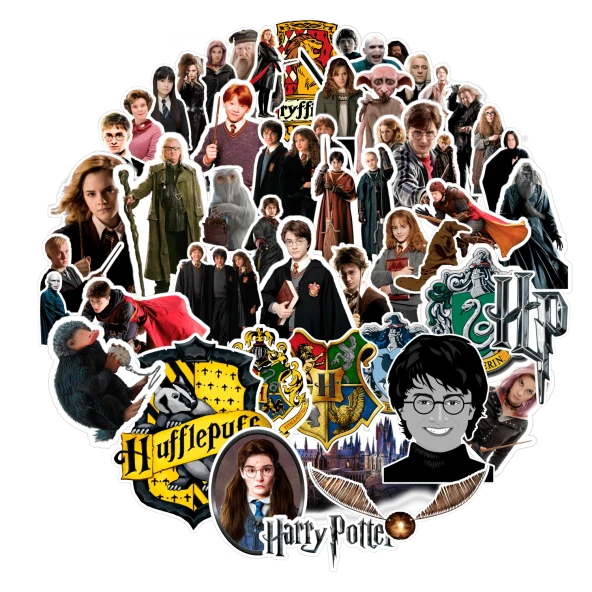 50 Adet Harry Potter Sticker Set