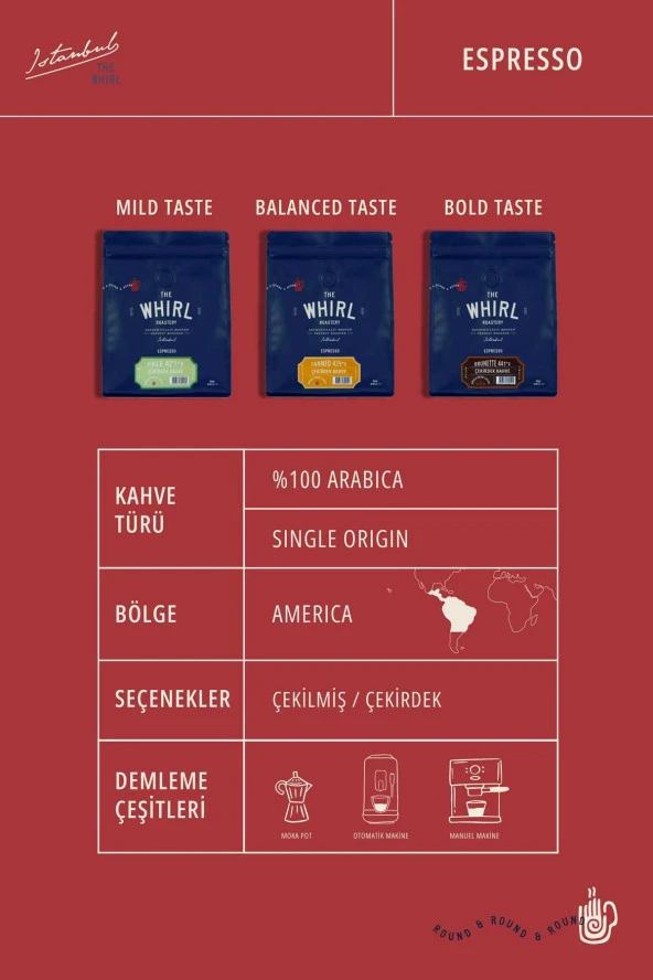 The Whirl Filtre Tanned Çekirdek Kahve 2.%50 İndiirmli 250 gr x 2 Adet - Resim 4