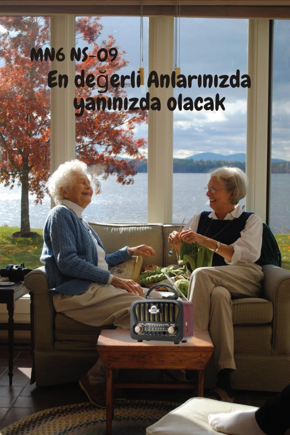 MN6 NS-09 nostaljik radyo/Tws Destekli/18650 Li Pil/Ses bombasi - 11