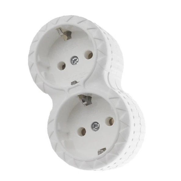Golyat Topraklı Çoklu Grup 2 Li Priz Çoğaltma İkili Fiş Piriz - 4