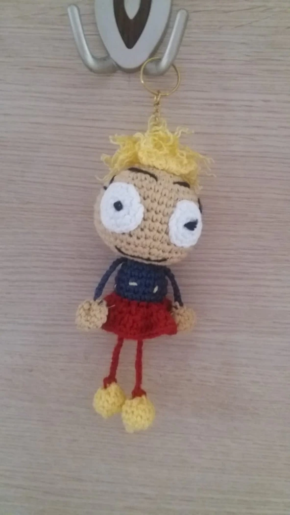 Maskot Minnoşlar Amigurumi Organik Anahtarlık Oyuncak - 3
