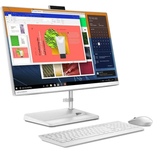 Lenovo Ideacentre Aıo 3 27IAP7 Intel Core I5 12450H 32GB 512GB SSD 27" Dos Aıo Masaüstü Bilgisayar BF0GJ00K7TX10+ZETTAUSBBELLEK - Resim 3