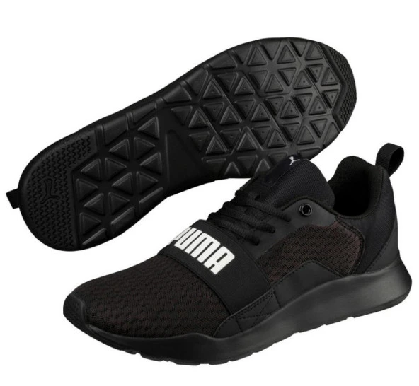 Puma Wired Closed Erkek Siyah Spor Koşu Ayakkabısı 36697001