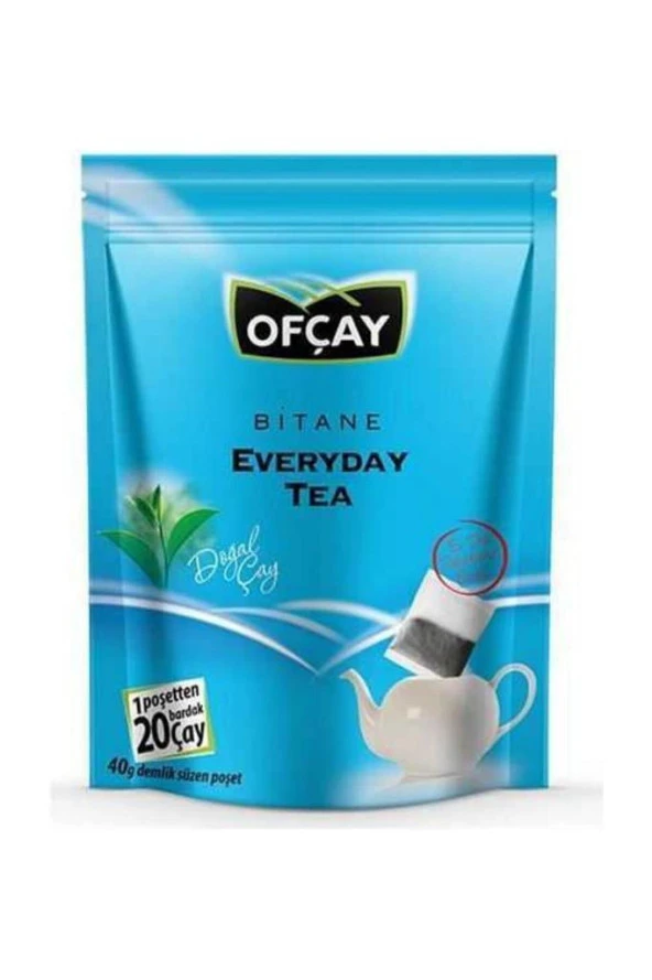 OFÇAY Bitane Everyday Eko Demlik Poşet Çay 40 Gr X 25 Adet X 8 Paket - Resim 2