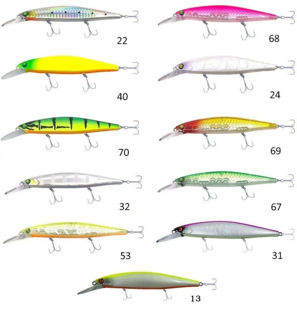 Kendo D Killers Minnow Hamai 105F 13,2 gr Suni Yem - Resim 2