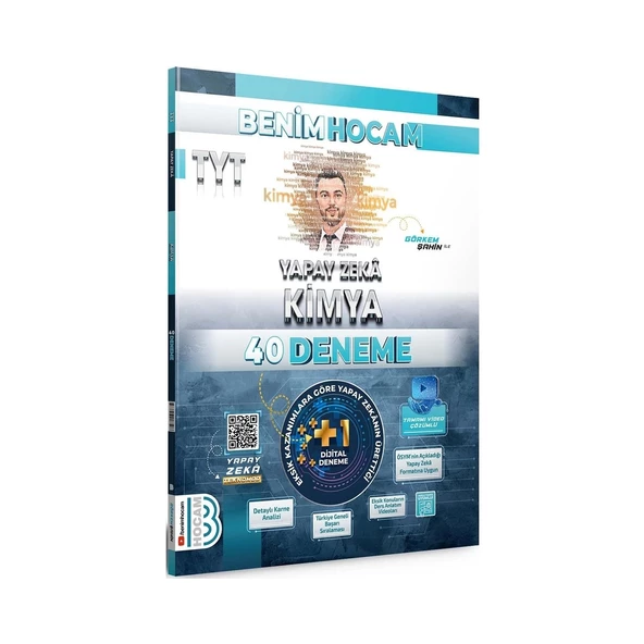 Benim Hocam TYT Fen Yapay Zeka Fizik Kimya Biyoloji 40 Deneme Yeni - Resim 2