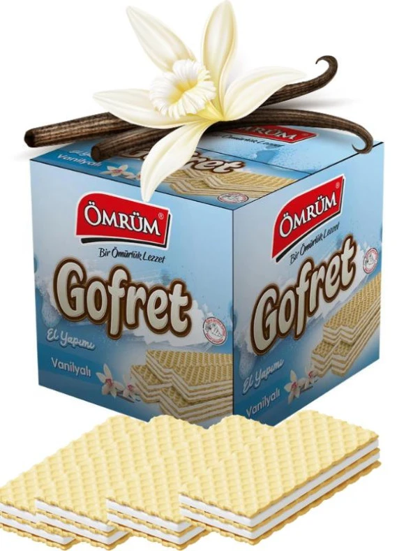 Vanilyalı Gofret Extra Çıtır 800 Gr