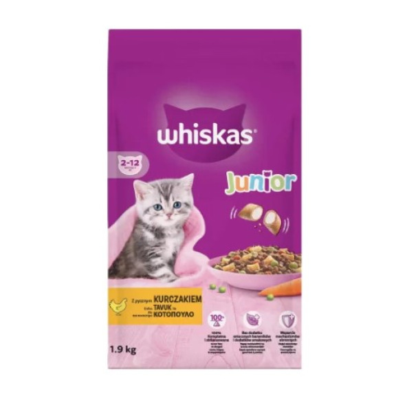 Whiskas Junior Tavuklu Yavru Kedi Maması 1.9 Kg