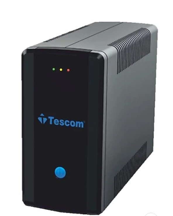 TESCOM LEO+ 850VA (1x12v 9AH Akü) Line Interactive 5/10 dk UPS