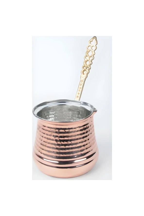 Bakır Cezve Sütlük Küçük Boy 650 cc - 4