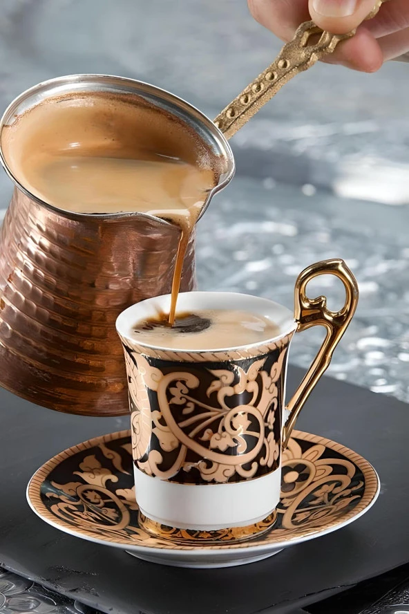 Bakır Cezve Sütlük Küçük Boy 650 cc - 5