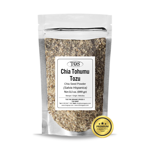 Chia Tohumu Tozu 100 gr (1. Kalite) Salvia Hispanica