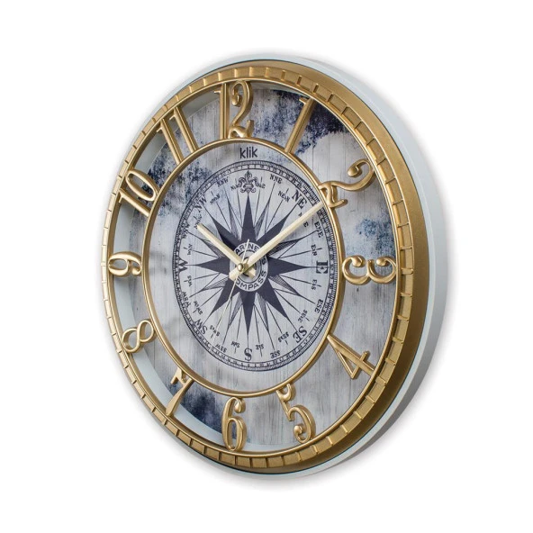 HİSAR PUSULA DESEN DUVAR SAATİ - 2