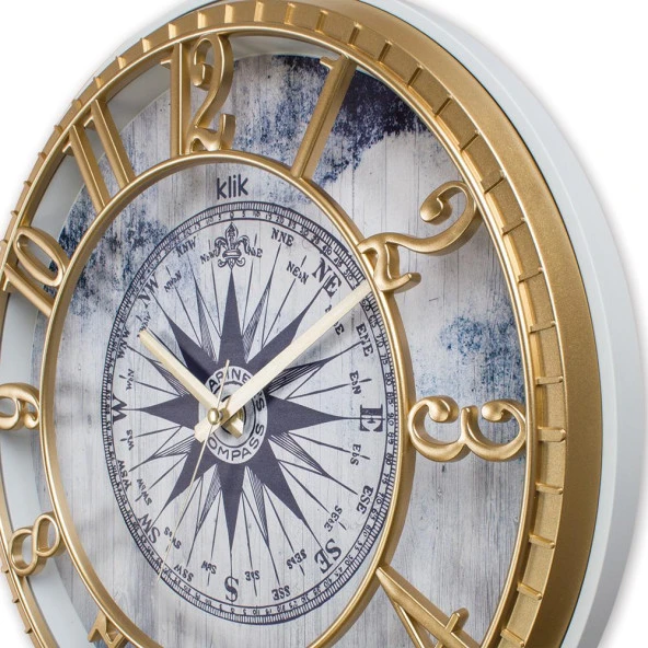 HİSAR PUSULA DESEN DUVAR SAATİ - 4