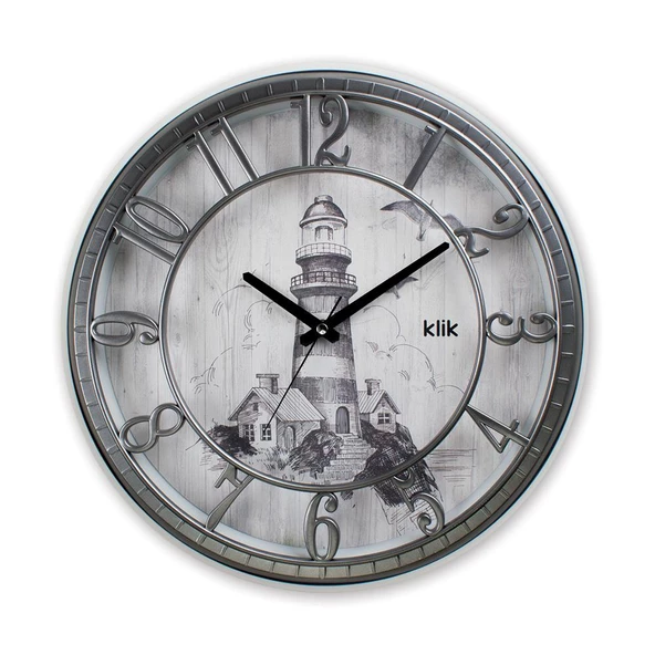 HİSAR DENİZ FENERİ DUVAR SAATİ ürün görseli 1