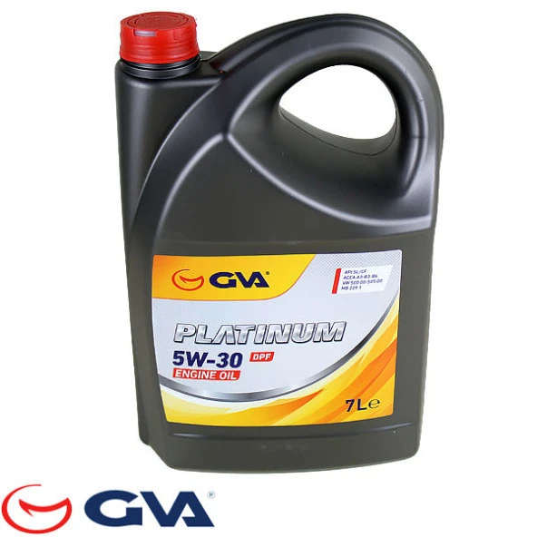 GVA MOTOR YAĞI 5W30 7 LT PLATINUM PARTİKÜLLÜ- DPF TAM SENTETİK API SN/CF