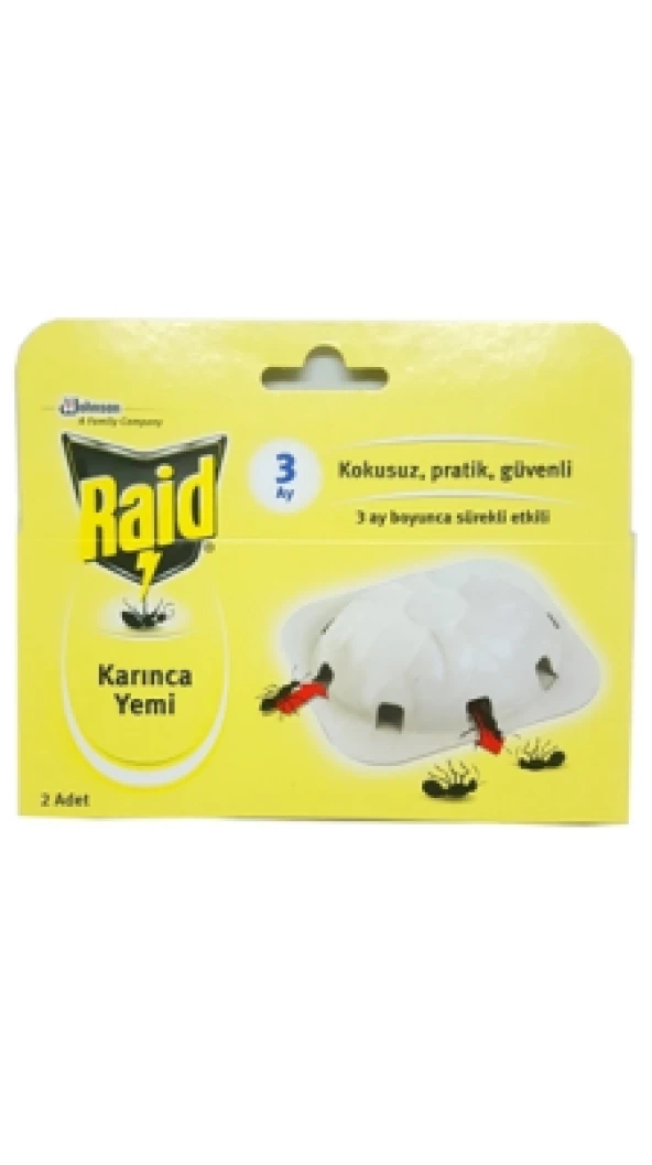 RAİD 2 ADET  KARINCA YEMİ (K0)